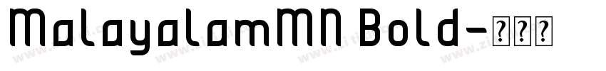 MalayalamMN Bold字体转换